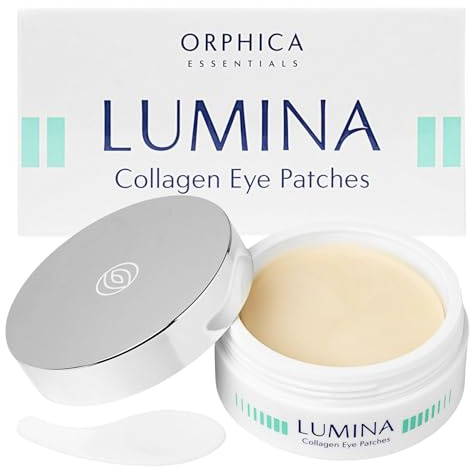 Orphica LUMINA Augenpads – 60 Kollagen Eye Patches mit Hyaluron gegen Augenringe, Schwellungen & feine Linien