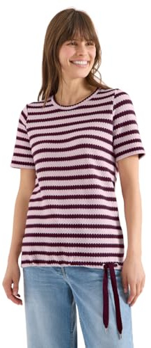Cecil Shirt mit Rundhals im Ajour-Look Light Blush Rose XL