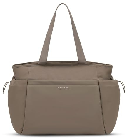 Kapten & Son Schultertasche mit Laptopfach Hellvi Pro Shoulder Bag Walnut braun