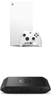 Xbox Series X - 1TB Digital Edition plus Elgato 4K S – External Capture Card for PS5, Series X/S, Switch 2, PC, Mac, iPad | 4K60, 1440p120, or 1080p240 Passthrough and Capture