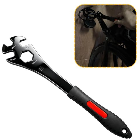 Pedal Wrench, Bike Pedal Wrench, Cassette Removal Tool, Bicycle Pedal Removal Tool Spanner, Removing Stubborn Rusted Pedals, Professional Bike Repair Workshop Maintenance, Home Bicycle Maintenance Too
