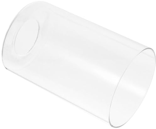 MAJORMENCH Lampenschirm Ersatzglas Zylinderförmig 12x15cm Klarglas für Deckenlampe Esszimmer Wohnzimmer