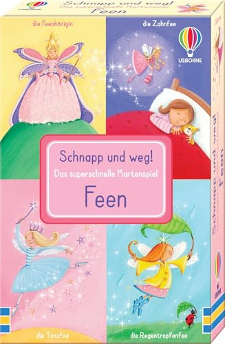 Schnapp und weg! Das superschnelle Kartenspiel: Feen: Kartenspiel-Set mit zauberhaften Feen – trainiert das Reaktionsvermögen – ab 3 Jahren (Schnapp-und-weg-Reihe)