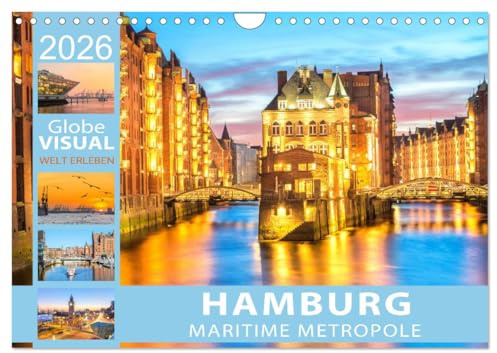 HAMBURG - Maritime Metropole (Wandkalender 2026 DIN A4 quer), CALVENDO Monatskalender: Hansestadt mit Flair (CALVENDO Orte)