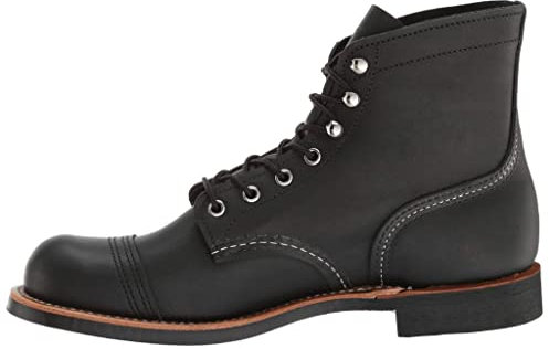Red Wing Herren Iron Ranger Vollnarbenleder Black Stiefel - 42.5 EU