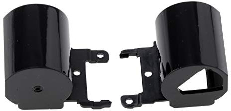 Almencla Sostituzione dei Componenti del Laptop Copertura Posteriore/Cerniere LCD per HP 250 255 G6 15-BS 15-BW 15-BR (Argento/Nero), Computer E Accessori - Nero