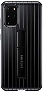 Samsung Protective Standing Smartphone Cover EF-RG985 für Galaxy S20+ | S20+ 5G Handy-Hülle, Schutz, ausklappbarer Standfuß, griffige Oberfläche, schwarz - 6.7 Zoll