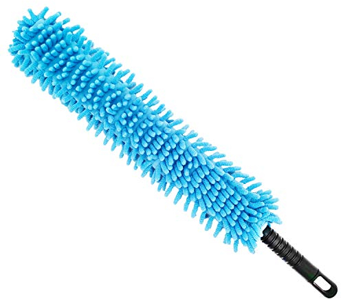 IGAD Microfiber Chenille Duster, Fan Duster with Removable Microfiber, IGAD Attachment (Pole Not Included)