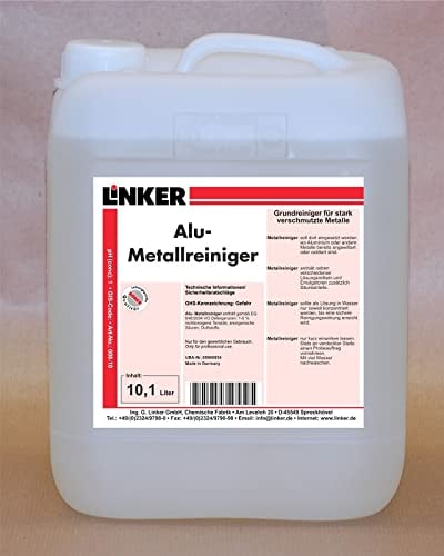 Linker Chemie Alu- und Metallreiniger 10,1 Liter Kanister | Reiniger | Hygiene | Reinigungsmittel | Reinigungschemie |