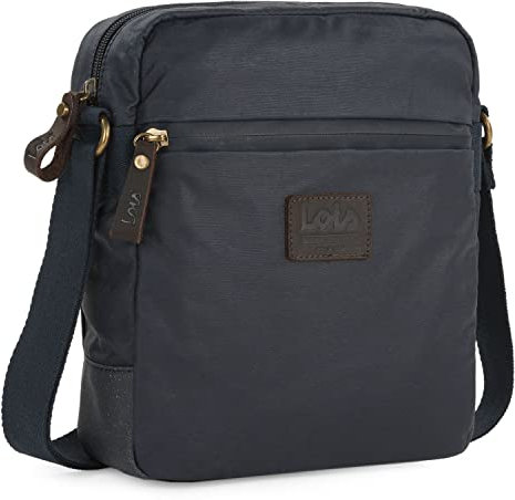 Lois - Umhängetasche Herren Klein mit verstellbarem riemen - Herren Umhängetasche Klein hergestellt aus hochwertigen Materialien - Dauerhaft Kleine Umhängetasche Herren - Herrentasche Zum, Marine Blau