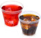 STACKABLES ~ 50 Pack 5oz Small Hard Lightweight Plastic Dessert Party Cups ~ Elegant Clear Multi-Use Plastic Dessert Glasses Shot Glass