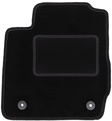 Wielganizator Automatte – Passend für Ford Fiesta MK7 Schrägheck 2008-2011 – Velours – Autozubehör - Auto Fußmatten – Fußmatte Auto – 1-teilig - schwarz