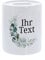 stempel-fabrik – personalisierbare Spardose mit Wunschtext – Aquarell Motiv Mondsichel – individuelles Geldgeschenk für Erwachsene und Kinder – perfekte Geschenkidee für jeden Anlass