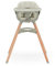 Lalo The Chair Convertible 3-in-1 Hochstuhl – Holz für Babys & Kleinkinder, spülmaschinenfestes Tablett, verstellbare Fußstütze, Salbei