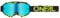 O'NEAL B-10 Goggle ATTACK V.24 black/neon yellow - radium blue