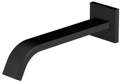 Steinberg Série 135 Bec déverseur, pour lavabo/baignoire, saillie 200 mm, 1352310S, Couleur: Matt Black