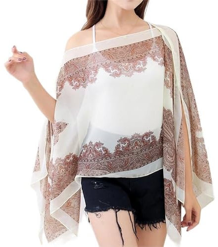 Ultralight Breathable Sunproof Sleeve Shawl, Driving Traveling Sun-Protective Shawl For Ladies (2,One Size)