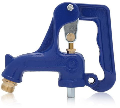 Tête complète de bouche d'incendie de cour, sans gel, en fonte lourde et résistante au gel, raccord de tuyau de 1,9 cm, pour cour, jardin, pâturage et breuvage