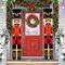 Bannière de Noël Casse Noisette, Modèle Soldat Décorations de Noël Bannières de Porte de Casse Noisette, Pour Porte D'entrée, Maison, Jardin, Intérieur et Extérieur, 1 Paire (B)