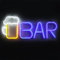 GUOCHENG Neon BAR Sign Pony-Size Led Illuminated Bar Letter Lights Pub BAR Sign Light Up Neon Beer Lamps– Lighted Home Bar Decor(S-Blue)