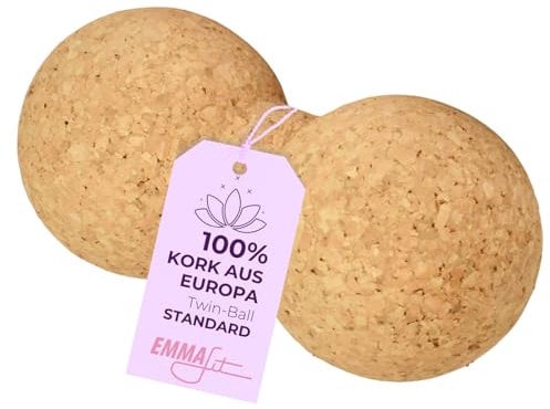 Kork Yoga Twin-Ball Standard: 16 x 8 x 8 cm