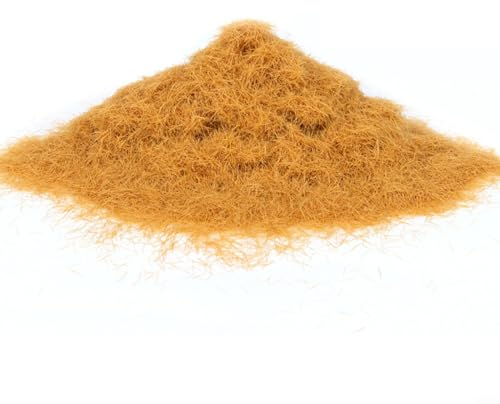 Modelo de edificio Hierba estática de los materiales del césped, paisaje seco de la escala muerta de la hierba estática para los modelos de los dioramas, hierba marchita de la mesa de arena 5m m