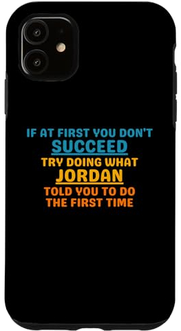 Hülle für iPhone 11 Jordan Lustiger individueller Spruch, Jordan Geburtstag