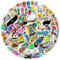Adesivi per skateboard, 50 pezzi, skateboard, graffiti, per moto, snowboard, bagagli, portatili, valigie per bambini e ragazzi, impermeabili in vinile