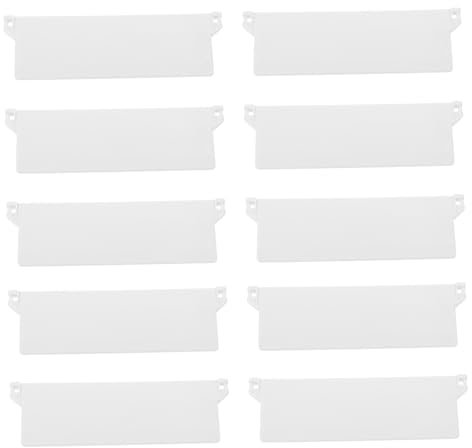 Gadpiparty 10 Pezzi Piastra inferiore lamelle di ricambio ciechi tapparelle del bagno kit riparazione tende per finestre oscuranti per finestre tapparelle scorrevoli accessori per tapparelle
