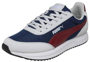Puma Unisex R78 LightwindSneaker, Persian Blue Team Regal Red Feather Gray, 44.5 EU