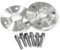 DUANSIYU Spurverbreiterung 2/4 - PCD 3-112 CB 57.1 Anzug fit benutzt for Smart Cabrio (450) City-Coupe (450) Fortwo Cabrio (450) Spurplatten(4PCS 20mm Silver)