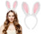 YUXIANLB 1 x niedliches, flauschiges Hasenohren-Haarband, Plüsch-Hasenohr-Kopfschmuck für Damen, Tierohren, Kopfbedeckung, Biegbarer Hasen-Kopfschmuck für Ostern, Geschenk, Party, Abschlussball,