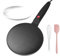 Begchy Piastra per Crepe Elettrica con Rivestimento Antiaderente 600W, Pancake Maker Elettrico Portatile, Piastra Rotonda per Pancakes con Spina EU