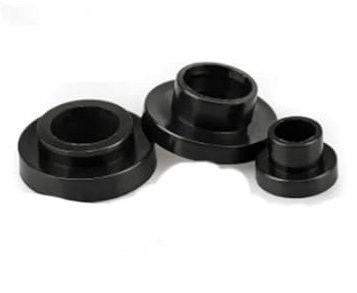Générique Rondelle en nylon noire en forme de T M2-M16/manchon à vis concave-convexe en plastique, particules isolantes/joint étagé en forme de T(TW1618(M16) 5PCS)