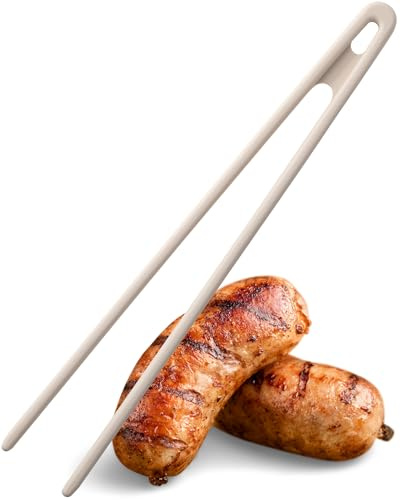 Taylors Eye Witness Large Oyster Silicone Gripping Tongs - Dishwasher Safe. Sturdy Build, Non-Scratch Grip Heads, Long Handle. Odour, Stain & Heat Resistant (260°C/500°F). 5 Year Guarantee