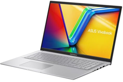 ASUS - PC Portable 17.3'' FullHD - Intel Core I7 1355U - 16Go - 1To SSD - Windows 11 Pro - Clavier AZERTY rétroéclairé - Vivobook X1704V Argent