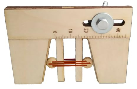 Milisten Wooden Mooring Tools Sailing Model Fixed Tool DIY Assist Device for Model Ship Building Rigging and Belaying with Scale Display Compact Lightweight Accessory for Wooden Boat Models