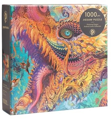Humming Dragon Android Jones Collection: 1000 Pieces Jigsaw Puzzle, Psychedelic