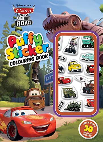Cars on the Road: Puffy Sticker Colouring Book (Disney Pixar) (Disney Cars)