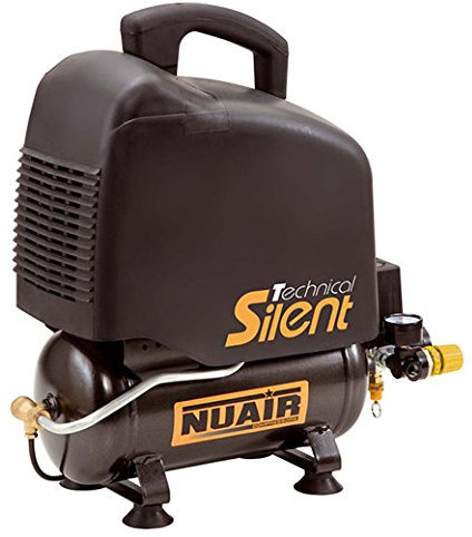 Compresseur sans huile réservoir de 6 litres moteur monophasé de 1 CV NUAIR