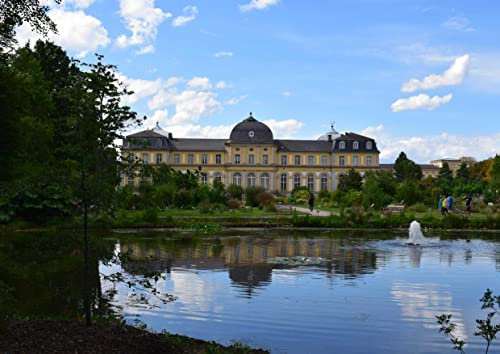 HANSEPUZZLE 31464 - Poppelsdorfer Schloss Puzzle 260 Teile | Gebäude Puzzle mit hochwertiger Puzzle Aufbewahrung: Kartonbox und wiederverschließbarem Beutel | Puzzle-Maße: 41 x 28,7 cm