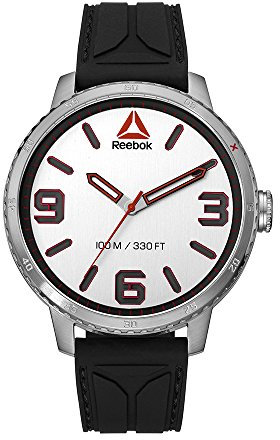 Reebok Reloj Analógico para Hombre de Cuarzo con Correa en Silicona RD-STE-G2-S1IB-1B
