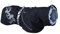 Hurtta Drizzle Regenjacke für Hunde, Wasserdicht Hundemantel mit Reflektoren, Schwarz 90 cm