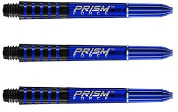 WINMAU Prism Force Blau Intermediate Polycarbonate Dart Stems - 1 Sätze pro Packung (3 Schäfte insgesamt)