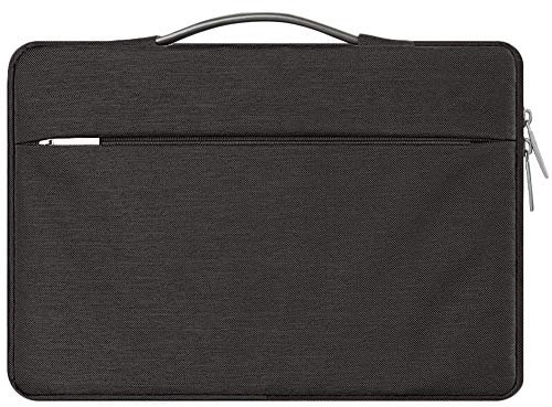 Maletín Funda con Asa para Ordenador Portátil Notebook Laptop Ultrabook Netbook Bolsa De Transporte, 15 Pulgadas, Negro