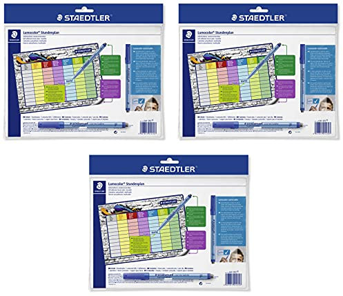 Staedtler Lumocolor 641 SP2, Studenplan trocken abwischbar mit correctable, DIN A4 Format (3)