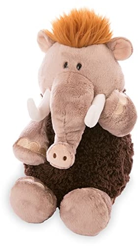 NICI Kuscheltier Mammut Elke 35 cm – Plüschtier Mammut für Mädchen, Jungen & Babys – Flauschiges Stofftier zum Spielen, Sammeln & Kuscheln – Gemütliches Schmusetier, Braun