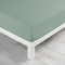 douceur d'intérieur, Drap Housse (140 x 190 cm) Linette Sauge, 100% Coton