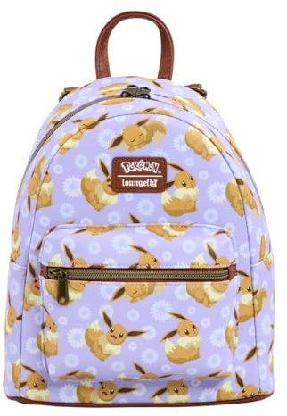 Loungefly Backpacks Pokemon Eevee All Over Print Mini Backpack