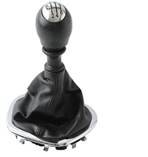 Pomo para palanca de cambios de coche con cubierta de maletero para Renault Trafic 3 6 velocidades ABS BBB negro